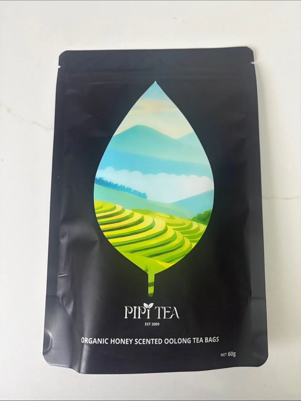 Organic Honey Scented Oolong Tea Bags — Black